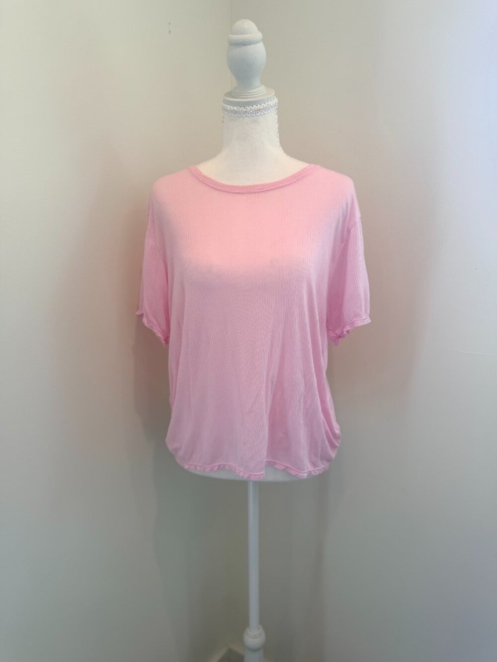 Negative Underwear Whipped Boyfriend Tee in Babe Pink - Size Medium